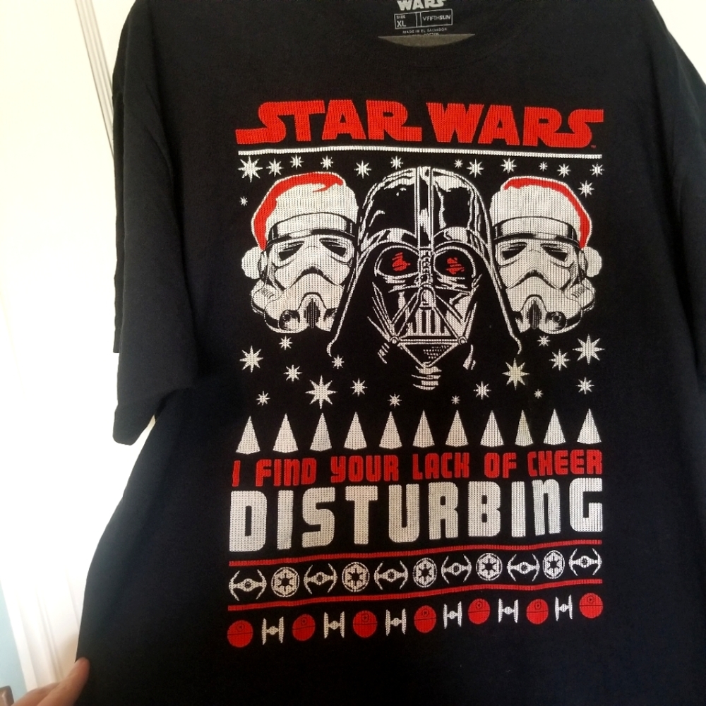 Star Wars Christmas t-shirt XL